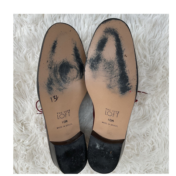 Vintage Leather Oxford Shoes Red for Men, The Shoe Loft, Made in Brazil Size 10M - Picture 6 of 13